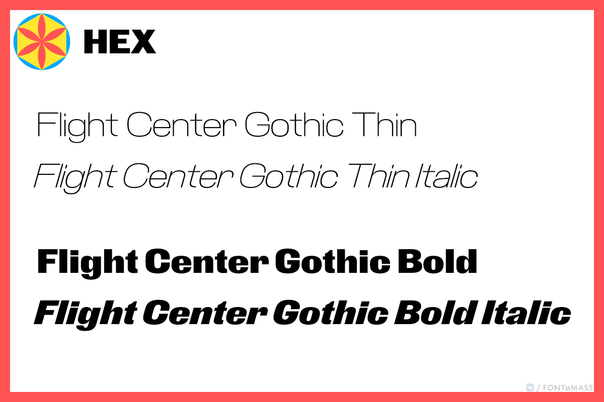 Fuente Flight Center Gothic